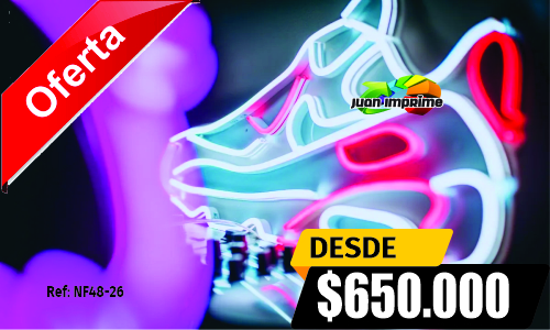 Juanimprime; fabrica de avisos acrilicos en neon flex